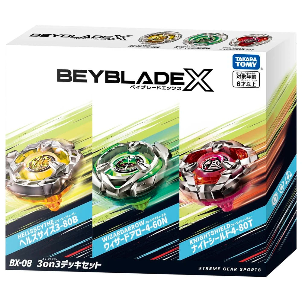 3on3 Deck Set Beyblade X BX-08 (Takara Tomy)