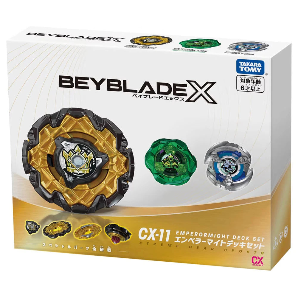 EmperorMight Deck Set Beyblade X CX-11 (Takara Tomy)
