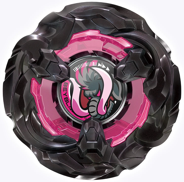 Mammoth Tusk 2-80E (Metal Coat: Black) Beyblade X Booster BX-00 (Takara Tomy)