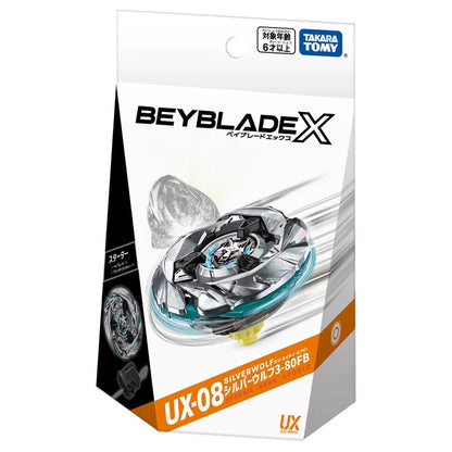 Silver Wolf 3-80FB Beyblade X Starter UX-08 (Takara Tomy)