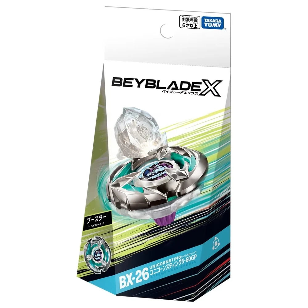 Unicorn Sting 5-60GP Beyblade X Booster BX-19 (Takara Tomy)
