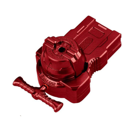 LR Red Beyblade Launcher (Dual Spin)