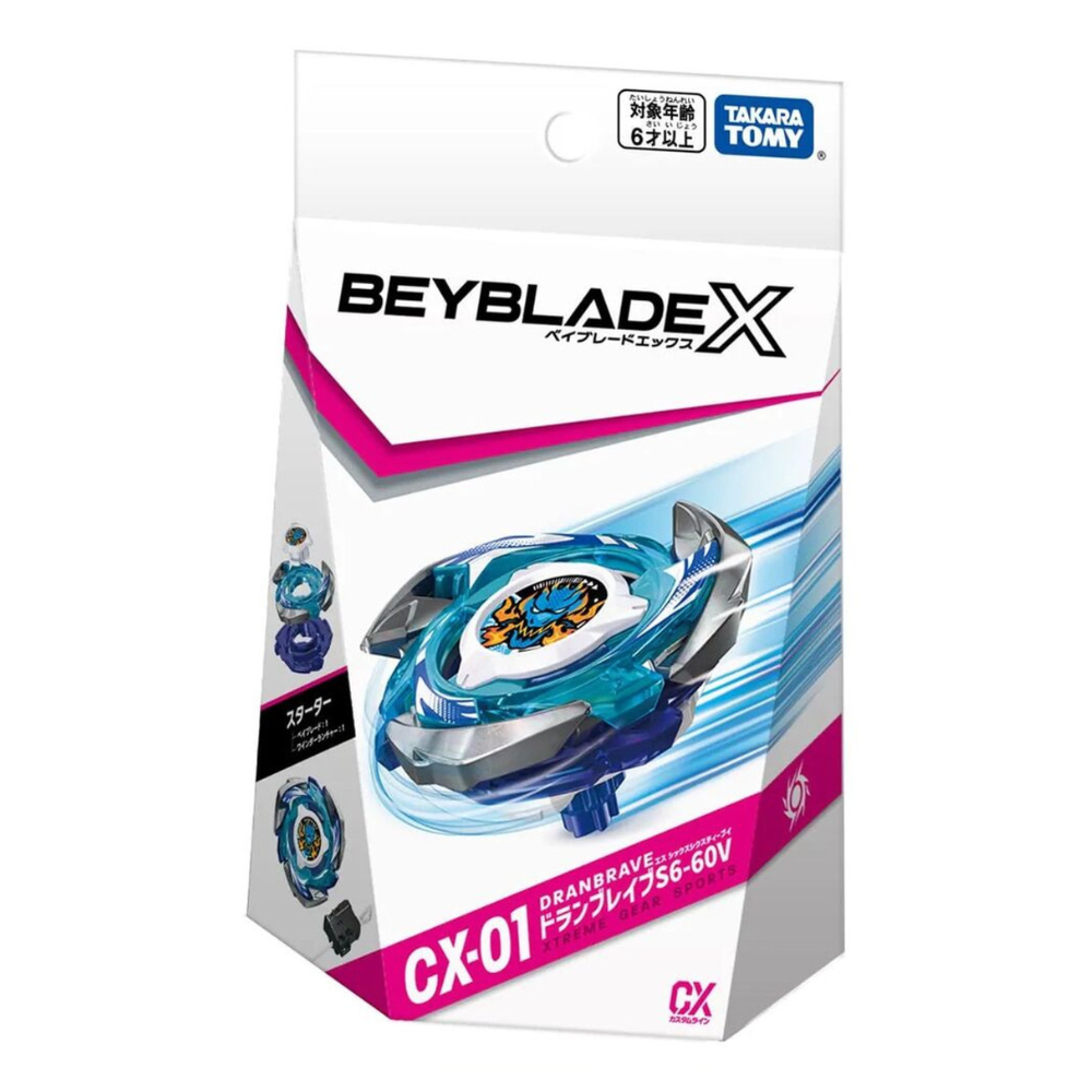 Dran Brave 6-60V Beyblade X Starter CX-01 (Takara Tomy)