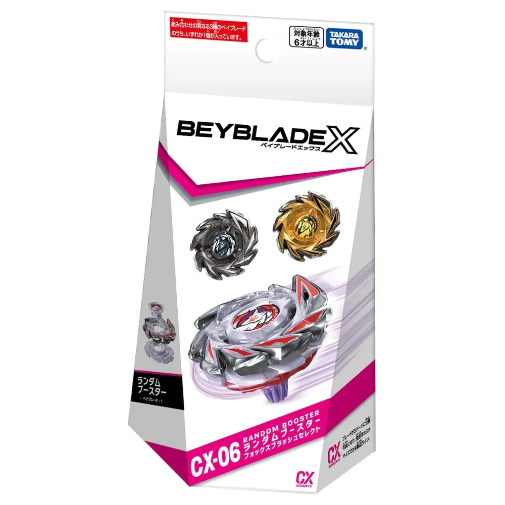 Random Booster Fox Brush Select Beyblade X CX-06 (Takara Tomy)