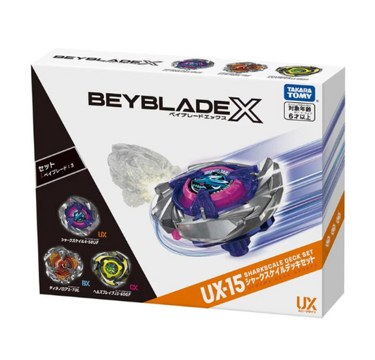 SharkScale Deck Set Beyblade X UX-15 (Takara Tomy)
