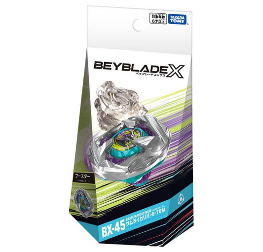 SamuraiCalibur 6-70M Beyblade X Booster BX-45 (Takara Tomy)