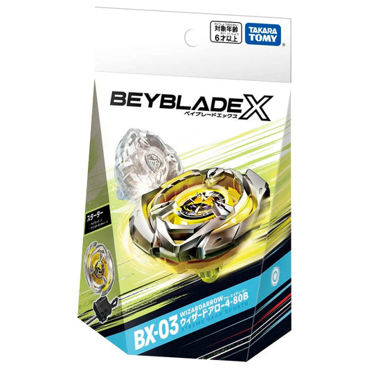 Wizard Arrow 4-80B Beyblade X Starter BX-03 (Takara Tomy)