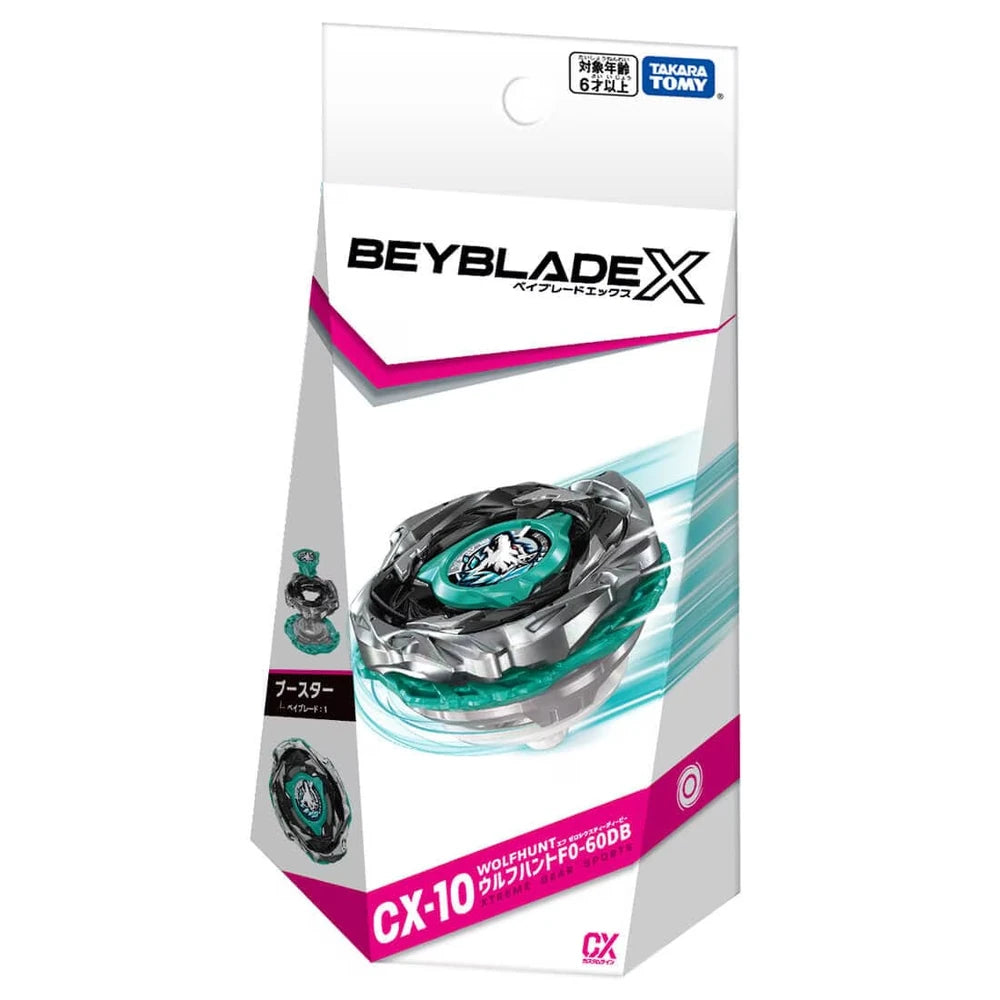 WolfHunt F0-60DB Beyblade X Booster CX-10 (Takara Tomy)